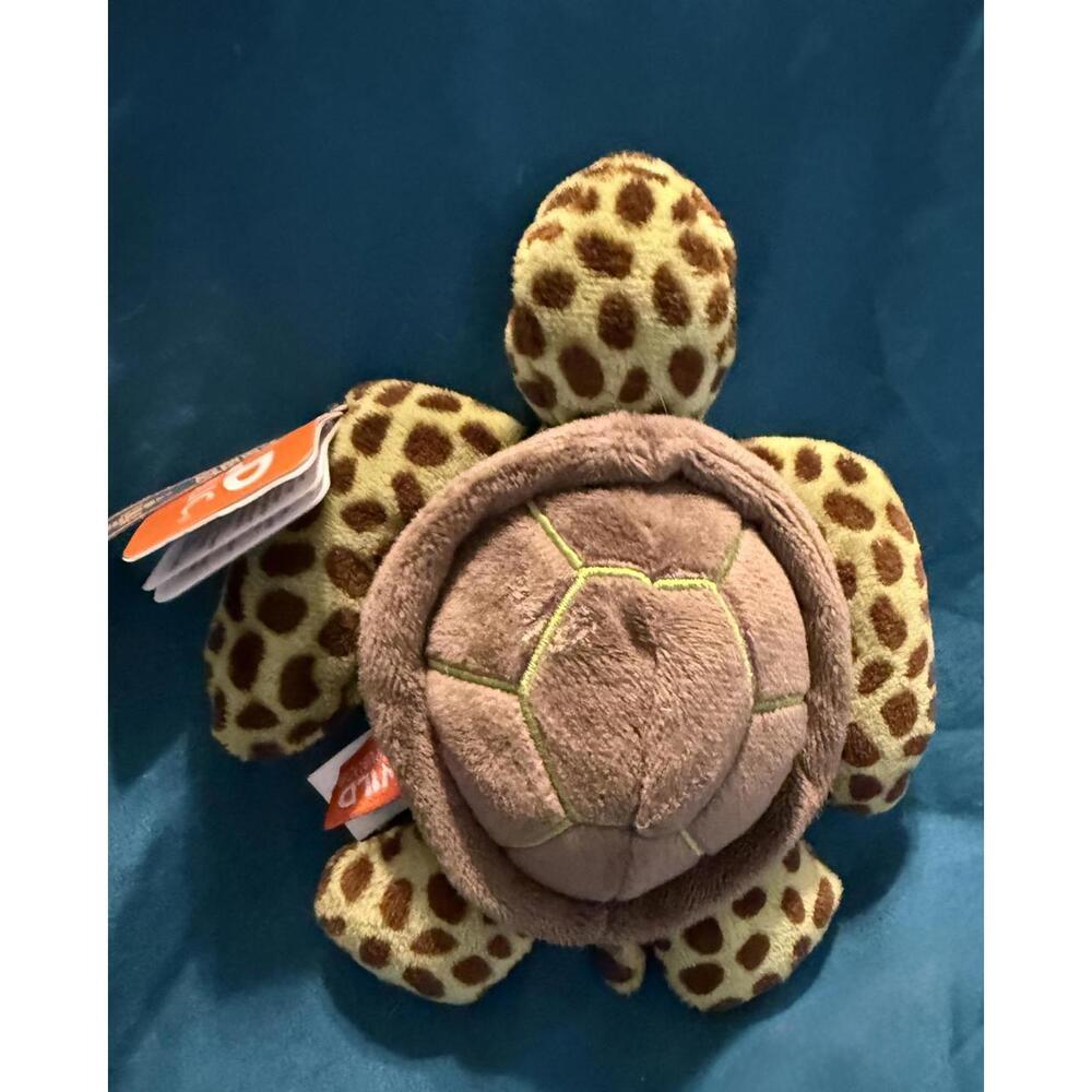 Wild Republic CK Lils Green Sea Turtle Plush Toy 6" NEW WITH TAGS